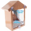 5 Star Super Deals 2 See Through One Way Mirrored Bird House - Suction Cup Window Mounted Bird Nesting Box - 4 of 4
