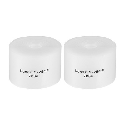 Unique Bargains 700C Bicycle Tire Liner 83.86'' White 2 Pcs