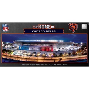 MasterPieces NFL Chicago Bears Jigsaw Puzzle - Sports Panoramic Stadium View 1000 Pieces - 1 of 4