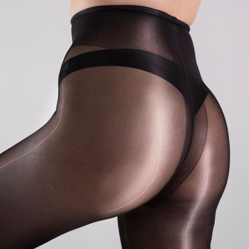LECHERY Women's Lustrous Silky Shiny 40 Denier Pantyhose (1 Pair), 6 of 10