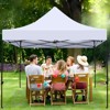 Commercial Canopy Tent 10x10 Pop Up Canopy Tent Heavy Duty 500D Waterproof with Roller Bag, 4 Sandbags for Outdoor Camping Stall Party Event - 2 of 4