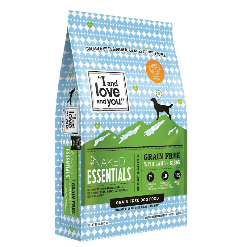 I and Love and You Naked Essentials Grain Free with Lamb & Bison Holistic Dry Dog Food, 4 of 13