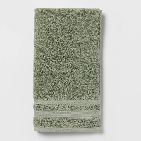dark sage green towels