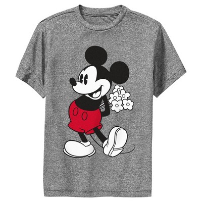 Boy's Mickey & Friends Classic Mouse Flowers Performance Tee : Target