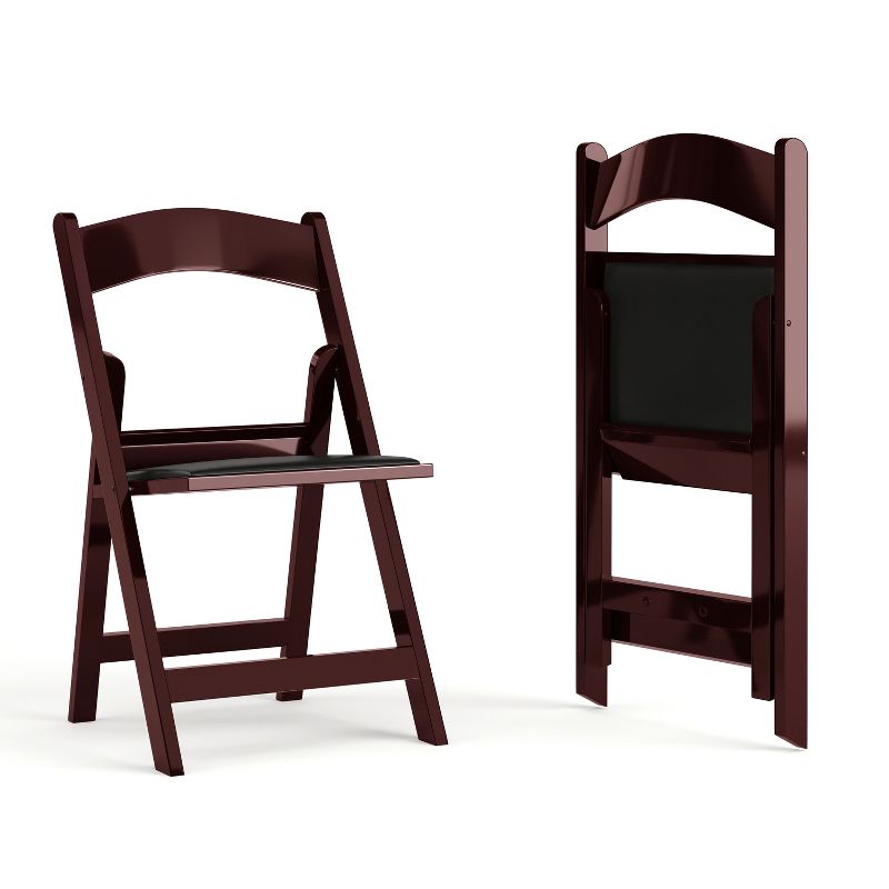 Flash Furniture Hercules Folding Chair - Resin– 2 Pack 800LB Weight Capacity Event Chair, 1 of 17