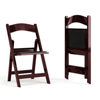 Flash Furniture Hercules Folding Chair - Resin– 2 Pack 800LB Weight Capacity Event Chair
