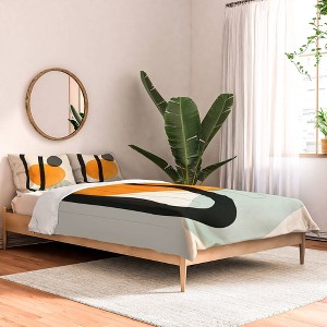 Domonique Brown Oranges Comforter Set - Deny Designs - 1 of 4