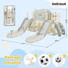 Infurnic Baby Activity Gyms, Baby Play Set with 8-in-1 Widen Slide and Telescope, for Baby Essentials Toy, Multicolored, 77.2"*65.4"*38.2" - 4 of 4