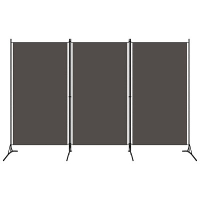 VidaXL 3-Panel Room Divider Anthracite 102.4Inchx70.9Inch