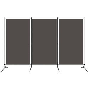 VidaXL 3-Panel Room Divider Anthracite 102.4Inchx70.9Inch - 1 of 4