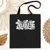 Simply Sage Market Auntie Sunflowers Canvas Tote - One Size - Black - 3 of 4
