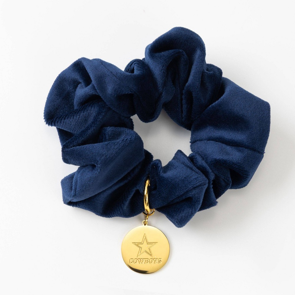 Bijoux Sport by Luv Aj NFL Velvet Twister with Logo Charm - Dallas Cowboys