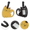 Unique Bargains Squinting Cat Luggage Tag 1 Pc - 3 of 4