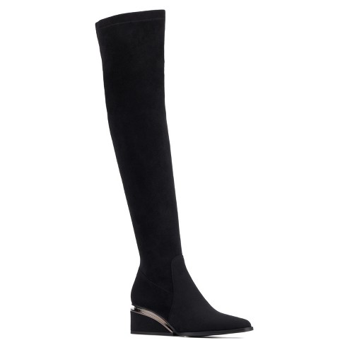 Torgeis Women s Madaline Thigh High Boots 7 Black Target