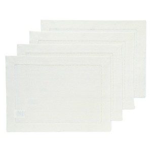 Solino Home Linen Classic Hemstitch Placemats - 1 of 4