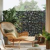 Dovelina Metal Outdoor Privacy Screen Freestanding Garden Privacy Screen - 2 of 4