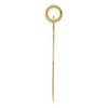 Black Bow Jewelry 14k Yellow Gold Happy Anniversary Circle Pendant, 25mm - 2 of 4