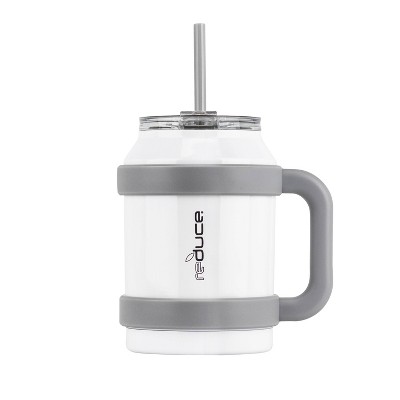 Reduce 50oz Cold1 Insulated Stainless Steel Straw Tumbler Mug - White