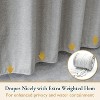 LunaLulinlk Fabric Shower Curtain with Hooks - 4 of 4