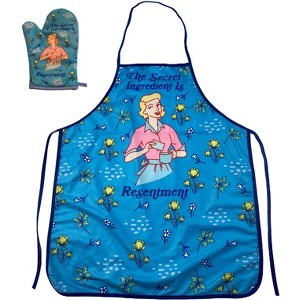 The Secret Ingredient Is Resentment Funny Cooking Graphic Novelty Kitchen Accessories - Crazy Dog Bakeware - 1 of 4