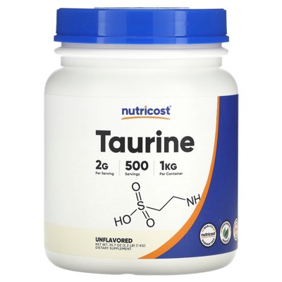 Nutricost Taurine, Unflavored, 35.7 oz (1 kg)