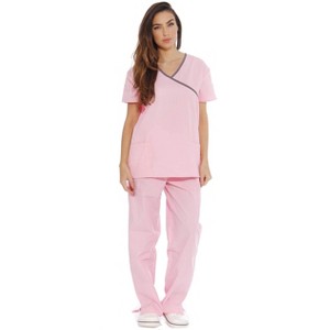 Just Love Women's Nurse Scrub Sets - Mock Wrap Style for Comfort and Style - 1 of 3