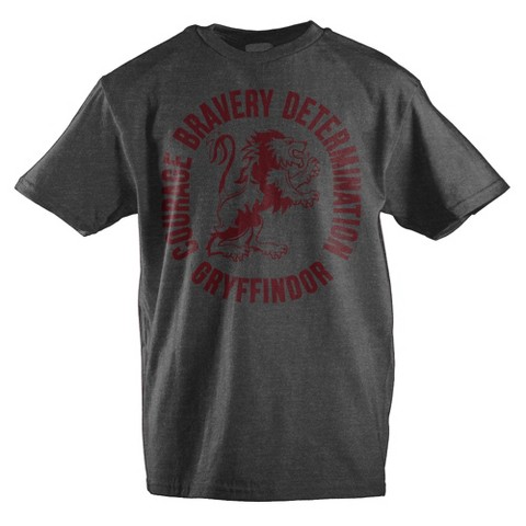 Wizarding World Harry Potter Youth Boys Gryffindor Shirt Boys Graphic Tee Gryffindor Kids Clothing-X-Large