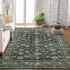 Area Rug Washable Rug Vintage Traditional Mat Distressed Foldable - 2 of 4