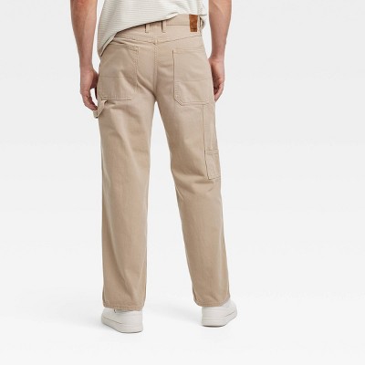 Men's Vintage Relaxed Straight Fit Utility Pants - Goodfellow & Co