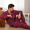 ADR Men's Flannel Pajamas, Soft Cotton Pajamas, Men's Flannel Shirt and Men's Flannel Pajama Pants with Pockets - 4 of 4