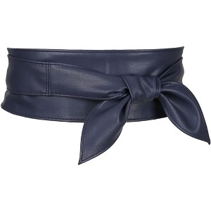 Allegra K Womens Wrap Around Obi Belts Wide Waist Band Belt for Dresses - 1 of 4