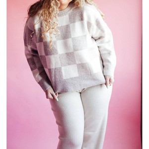 Women's Check You Later Sweater - GILLI - 1 of 3