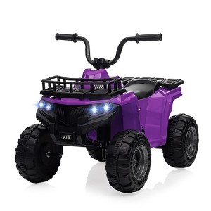 Jojoka 12V Kids 4 Wheeler Electric Ride On ATV Toy (2-5 Years) 1.8MPH with LED Lights, Horn, Built-in Music - 1 of 4