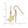 Black Bow Jewelry 14k Yellow Gold Plated Sterling Silver Arizona Coyotes NHL Dangle Earring - 2 of 3