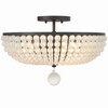 Crystorama Lighting Bella 4 - Light Flush Mount in  Matte Black - 2 of 3
