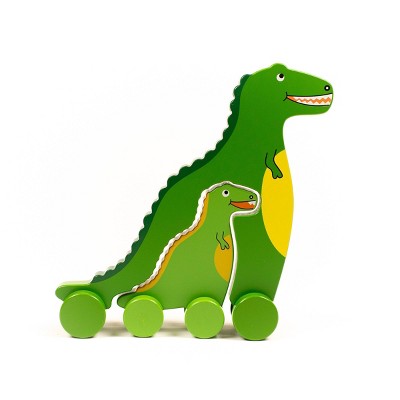 Big and Little Push/Pull T-Rex Toddler Toy