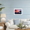 Stupell Industries Island Sunset Over Docks Framed Print Under Glass, White, 20" x 14" - 3 of 4