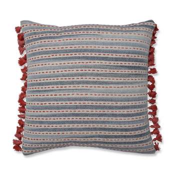 16.5"x16.5" Ombre Coastal Stripe Throw Pillow - Pillow Perfect