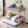 TIRAMISUBEST Metal Bunk Bed No Box Spring Needed for Kids Teens - 2 of 4