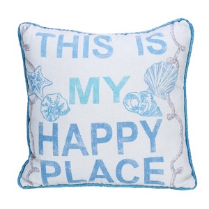 Beachcombers HAPPY PLACE Pillow - 1 of 1