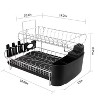 Fortune Candy Stainless Steel 18.89'' Width Multifunctional 2-Tier Dish Drying Rack - 2 of 4