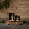 Glass Candle Holder Set Mossy Oak 7 Inch Height for Tabletop Display By Melrose - 2 of 3