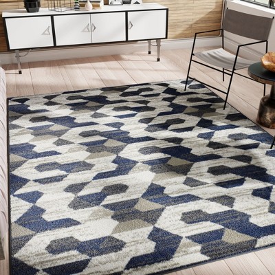 Rugs America Matteo MT20A Contemporary Geometric Area Rug : Target