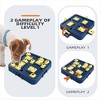 HOMLUX Dog Puzzle Toy Level 3 – Interactive Treat Dispenser for Smart, Bored Dogs,Blue - 4 of 4