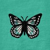 Dalix Butterfly Embroidered Cotton Relaxed Fit Short Sleeve Crewneck Tee Shirt Women - 4 of 4