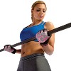 GoFit® Women’s Premium Leather Elite Trainer Gloves (Medium; Black) - 2 of 4