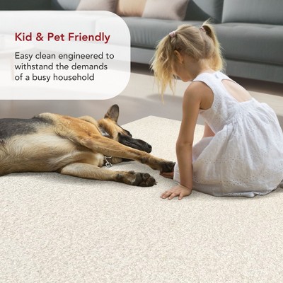 Elysian White Shaggy Faux Sheepskin 3' x 5' Washable Rug