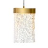CWI Lighting Lava Integrated LED Brass Mini Pendant - 3 of 4