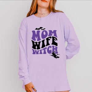 Simply Sage Market Mom Witch Wife Colorful Garment Dyed Long Sleeve - 1 of 3