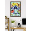 Trends International Disney Lilo and Stitch: Pattern Clash - Stitch Framed Wall Poster Prints - 2 of 4